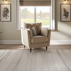 Capri Natural Fabric Armchair