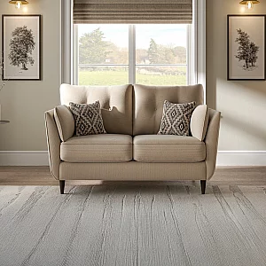 Capri Natural Fabric 2 Seater Sofa