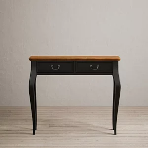 Chateau Noir Oak and Black Painted Dressing Table