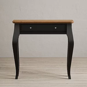 Chateau Noir Oak and Black Painted Console Table