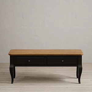 Chateau Noir Oak and Black Painted Coffee Table