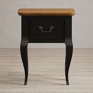 Chateau Noir Oak and Black Painted Lamp Table