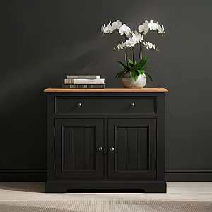 Charlton Oak and Black Painted Small Sideboard