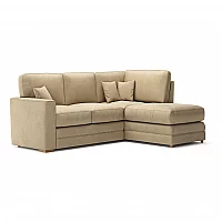 Madden Biscuit Fabric Right Hand Facing Corner Sofa