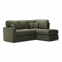 Madden Pewter Fabric Right Hand Facing Corner Sofa