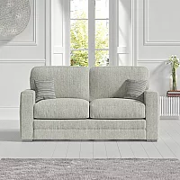 Madden Ivory Fabric Three Seater Sofa