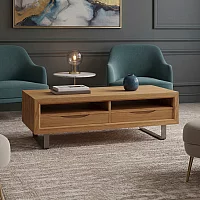 Parker Solid Oak 4 Drawer Coffee Table