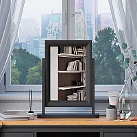 Charcoal Grey Painted Dressing Table Mirror