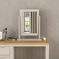 Soft White Painted Dressing Table Mirror