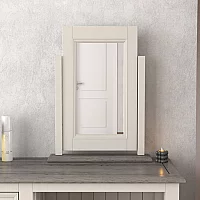 Dartmouth Oak and Soft White Painted Dressing Table Mirror