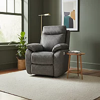 Albany Charcoal Fabric Recliner Armchair