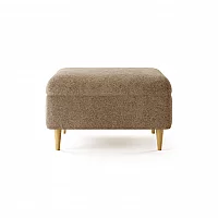 Capri Caramel Boucle Fabric Footstool