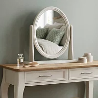 Chateau Soft White Painted Dressing Table Mirror