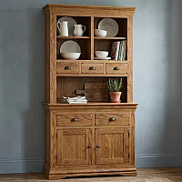 Burford Rustic Solid Oak Small Dresser