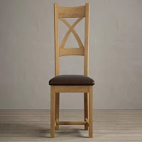 Extending Buxton 140cm Solid Oak Dining Table with 8 Oak Natural Chairs