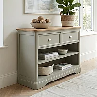 Brampton Soft Green Painted Storage Console Table