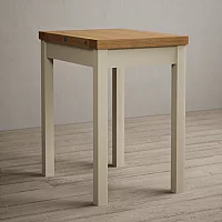 Extending Hadleigh Oak and Cream Painted Dining Table