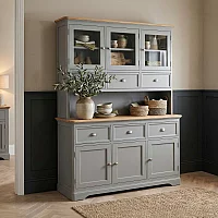 Felton Oak and Light Grey Painted Large Dresser