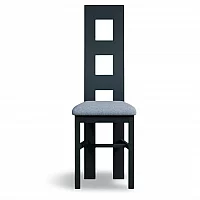 Painted Blue Set of 2 Painted Dining Chairs