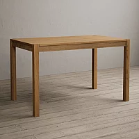 York 150cm Solid Oak Dining Table with 2 Grey Olivia Chairs and 2 Oak Benches