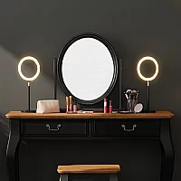 Chateau Noir Black Painted Dressing Table Mirror