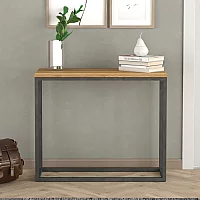 Loft Solid Oak Console Table