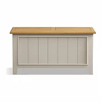 Hemsby Oak and Soft White Painted Blanket Box