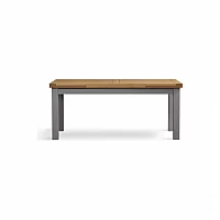 Extending Romney 180cm Oak and Light Grey Painted Dining Table