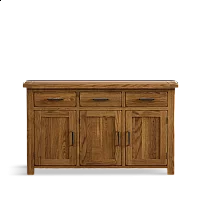 Harleston Rustic Solid Oak Large Sideboard