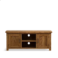 Harleston Rustic Solid Oak Widescreen TV Cabinet