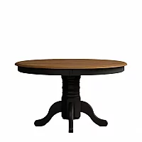 Whatley 120cm Oak and Black Painted Dining Table