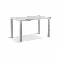 Vancouver 160cm Light Grey High Gloss Dining Table