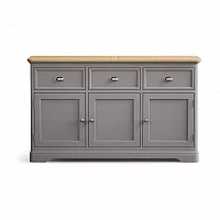 Ashton Oak and Light Grey Painted Large Sideboard