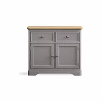 Ashton Oak and Light Grey Painted Small Sideboard