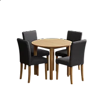 Oakley 90cm Dining Table with Evie Chairs