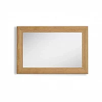 Natural Solid Oak 90cm Mirror