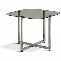 Santorini Clear Glass Dining Table