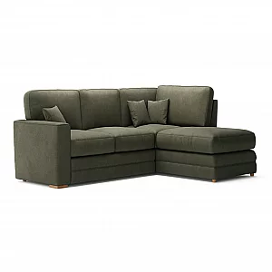 Madden Pewter Fabric Right Hand Facing Corner Sofa