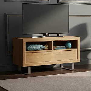 Parker Solid Oak Small TV Cabinet