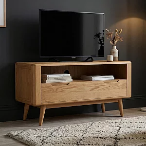 Rosa Solid Oak Small TV Cabinet