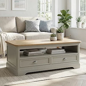 Brampton Soft Green Painted Coffee Table
