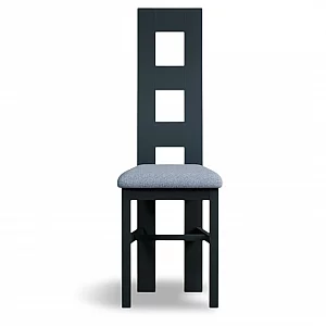 Painted Blue Set of 2 Painted Dining Chairs