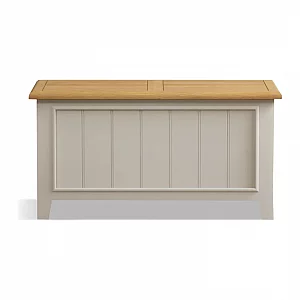 Hemsby Oak and Soft White Painted Blanket Box