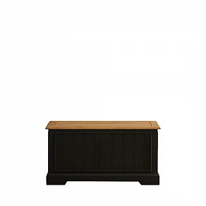 Marden Oak and Black Painted Blanket Box