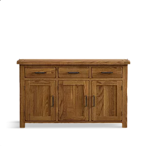 Harleston Rustic Solid Oak Large Sideboard