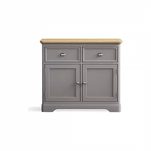 Ashton Oak and Light Grey Painted Small Sideboard